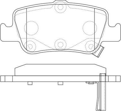 FIT FP1572 - Kit de plaquettes de frein, frein à disque cwaw.fr