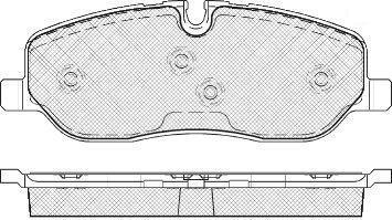 FIT FP1098 - Kit de plaquettes de frein, frein à disque cwaw.fr