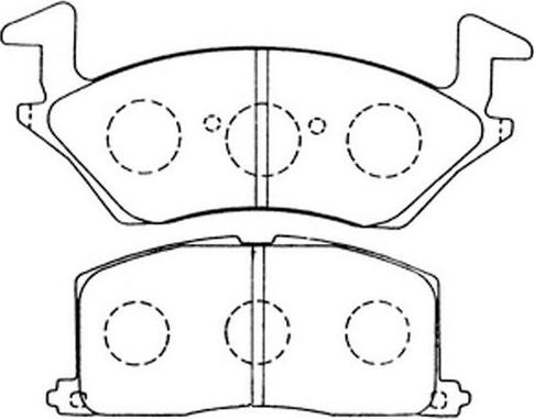 FIT FP1049 - Kit de plaquettes de frein, frein à disque cwaw.fr