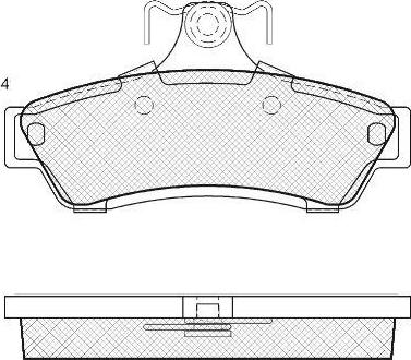 FIT FP1048 - Kit de plaquettes de frein, frein à disque cwaw.fr