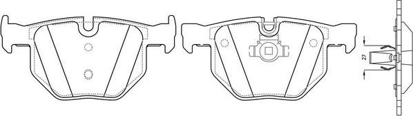 FIT FP1042 - Kit de plaquettes de frein, frein à disque cwaw.fr