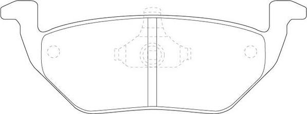 FIT FP1055 - Kit de plaquettes de frein, frein à disque cwaw.fr