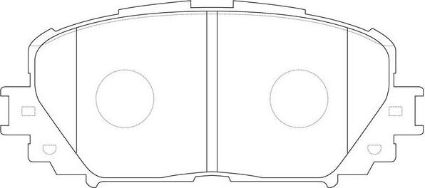 FIT FP1068 - Kit de plaquettes de frein, frein à disque cwaw.fr