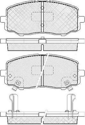 FIT FP1010 - Kit de plaquettes de frein, frein à disque cwaw.fr