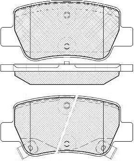 FIT FP1081 - Kit de plaquettes de frein, frein à disque cwaw.fr