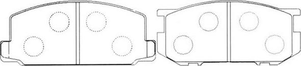 FIT FP1035 - Kit de plaquettes de frein, frein à disque cwaw.fr