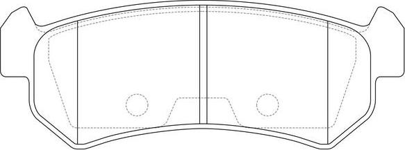 FIT FP1036 - Kit de plaquettes de frein, frein à disque cwaw.fr