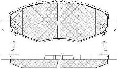 FTE 9001214 - Kit de plaquettes de frein, frein à disque cwaw.fr