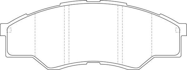 FIT FP1073 - Kit de plaquettes de frein, frein à disque cwaw.fr