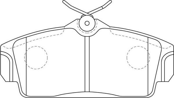 FIT FP1147 - Kit de plaquettes de frein, frein à disque cwaw.fr