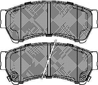 FIT FP1164 - Kit de plaquettes de frein, frein à disque cwaw.fr