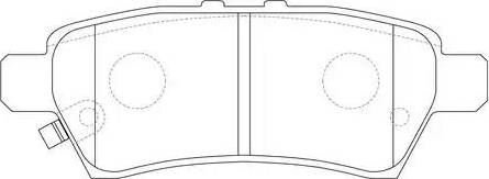 FIT FP1101 - Kit de plaquettes de frein, frein à disque cwaw.fr