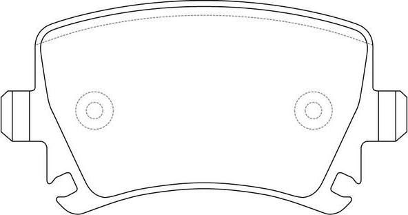 FIT FP1108 - Kit de plaquettes de frein, frein à disque cwaw.fr