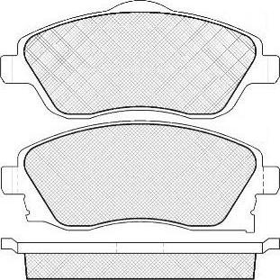 FIT FP1176 - Kit de plaquettes de frein, frein à disque cwaw.fr