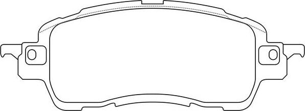 FIT FP1852 - Kit de plaquettes de frein, frein à disque cwaw.fr