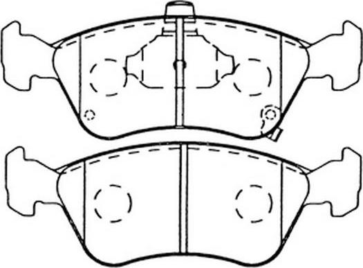 FIT FP1822 - Kit de plaquettes de frein, frein à disque cwaw.fr