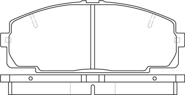 FIT FP1344 - Kit de plaquettes de frein, frein à disque cwaw.fr