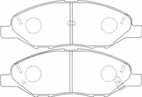 FIT FP1345 - Kit de plaquettes de frein, frein à disque cwaw.fr