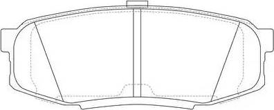 FIT FP1304 - Kit de plaquettes de frein, frein à disque cwaw.fr