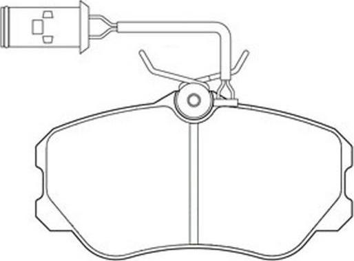 FIT FP1303E - Kit de plaquettes de frein, frein à disque cwaw.fr