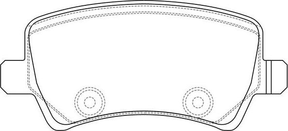 FIT FP1307 - Kit de plaquettes de frein, frein à disque cwaw.fr