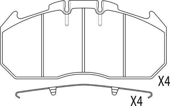 FIT FP1310 - Kit de plaquettes de frein, frein à disque cwaw.fr