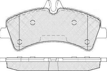 FIT FP1318 - Kit de plaquettes de frein, frein à disque cwaw.fr