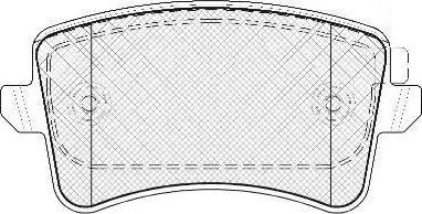 FIT FP1386 - Kit de plaquettes de frein, frein à disque cwaw.fr