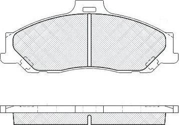 FIT FP1374 - Kit de plaquettes de frein, frein à disque cwaw.fr