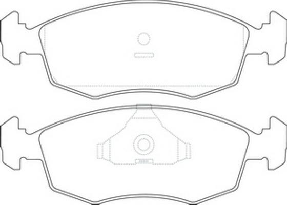 FIT FP1376 - Kit de plaquettes de frein, frein à disque cwaw.fr