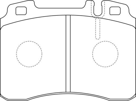 FIT FP1248 - Kit de plaquettes de frein, frein à disque cwaw.fr