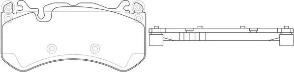 FIT FP1247 - Kit de plaquettes de frein, frein à disque cwaw.fr