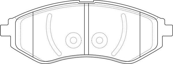 FIT FP1269 - Kit de plaquettes de frein, frein à disque cwaw.fr