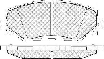 FIT FP1210 - Kit de plaquettes de frein, frein à disque cwaw.fr