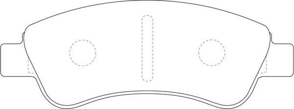 FIT FP1213 - Kit de plaquettes de frein, frein à disque cwaw.fr