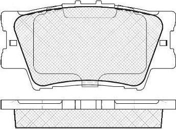 FIT FP1212 - Kit de plaquettes de frein, frein à disque cwaw.fr