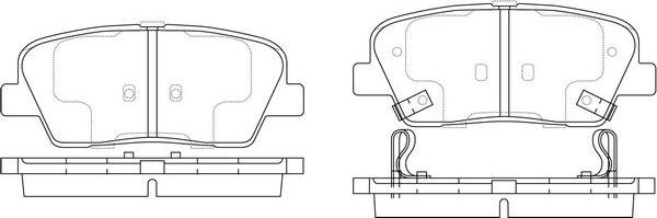 FIT FP1284 - Kit de plaquettes de frein, frein à disque cwaw.fr