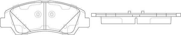 FIT FP1235 - Kit de plaquettes de frein, frein à disque cwaw.fr