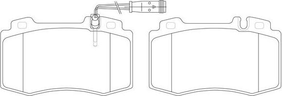 EUROREPAR A411000169 - Kit de plaquettes de frein, frein à disque cwaw.fr