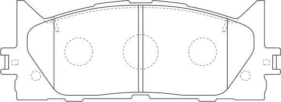 FIT FP1222 - Kit de plaquettes de frein, frein à disque cwaw.fr