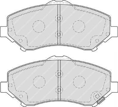 FIT FP1273 - Kit de plaquettes de frein, frein à disque cwaw.fr