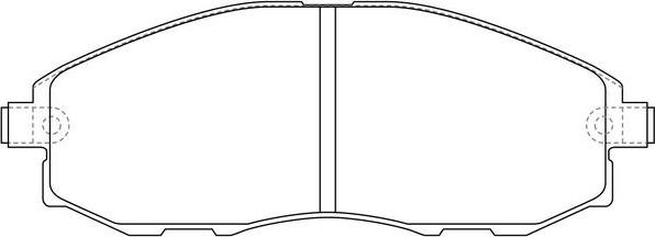 FIT FP1712 - Kit de plaquettes de frein, frein à disque cwaw.fr