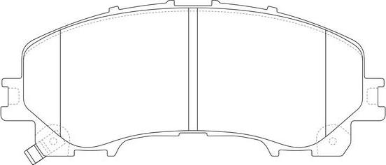 FIT FP1736 - Kit de plaquettes de frein, frein à disque cwaw.fr