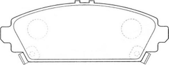 FIT FP8190 - Kit de plaquettes de frein, frein à disque cwaw.fr