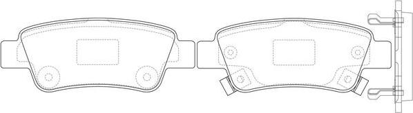 FIT FP8193 - Kit de plaquettes de frein, frein à disque cwaw.fr