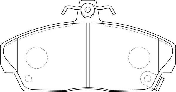 FIT FP8181 - Kit de plaquettes de frein, frein à disque cwaw.fr