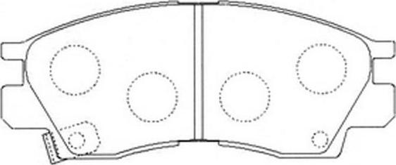 FIT FP3125 - Kit de plaquettes de frein, frein à disque cwaw.fr