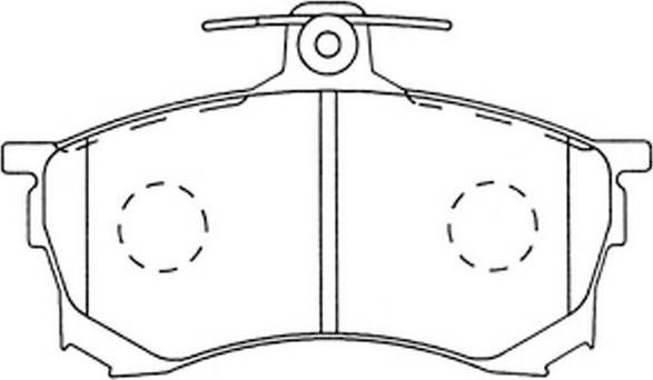 FIT FP3123 - Kit de plaquettes de frein, frein à disque cwaw.fr