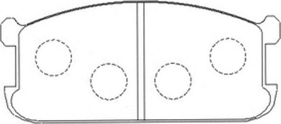 FIT FP3122 - Kit de plaquettes de frein, frein à disque cwaw.fr