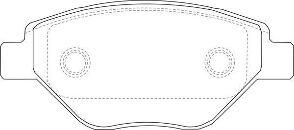 FIT FP3352 - Kit de plaquettes de frein, frein à disque cwaw.fr